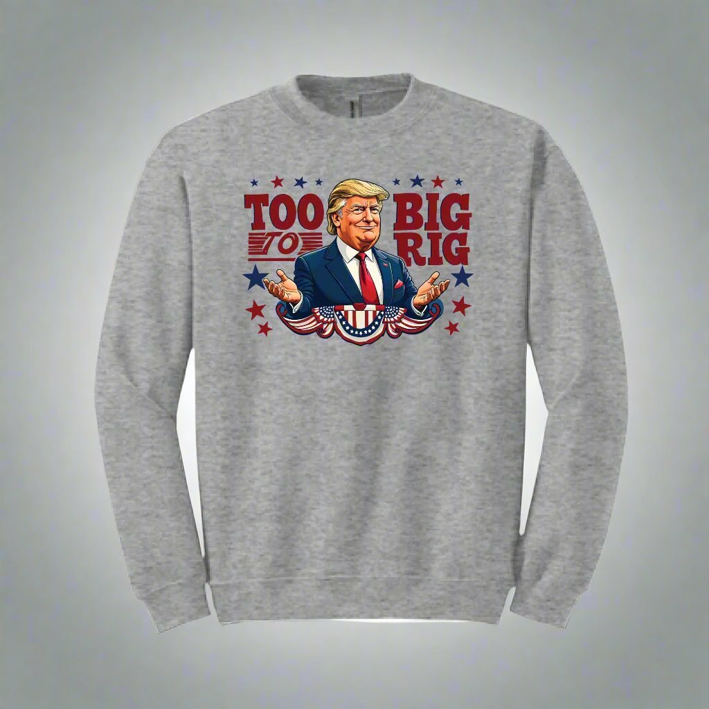 Too Big to Rig Crewneck Sweater