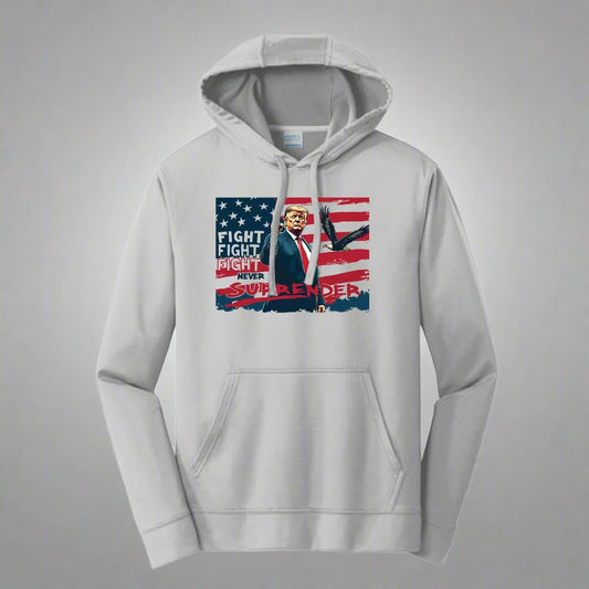 Never Surrender Fleece Hoodie