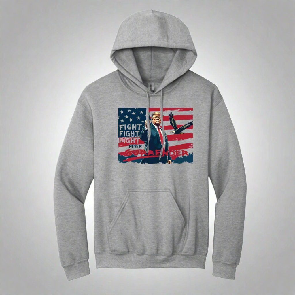 Never Surrender Cotton Hoodie