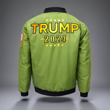 The Victory Green Varsity Jacket