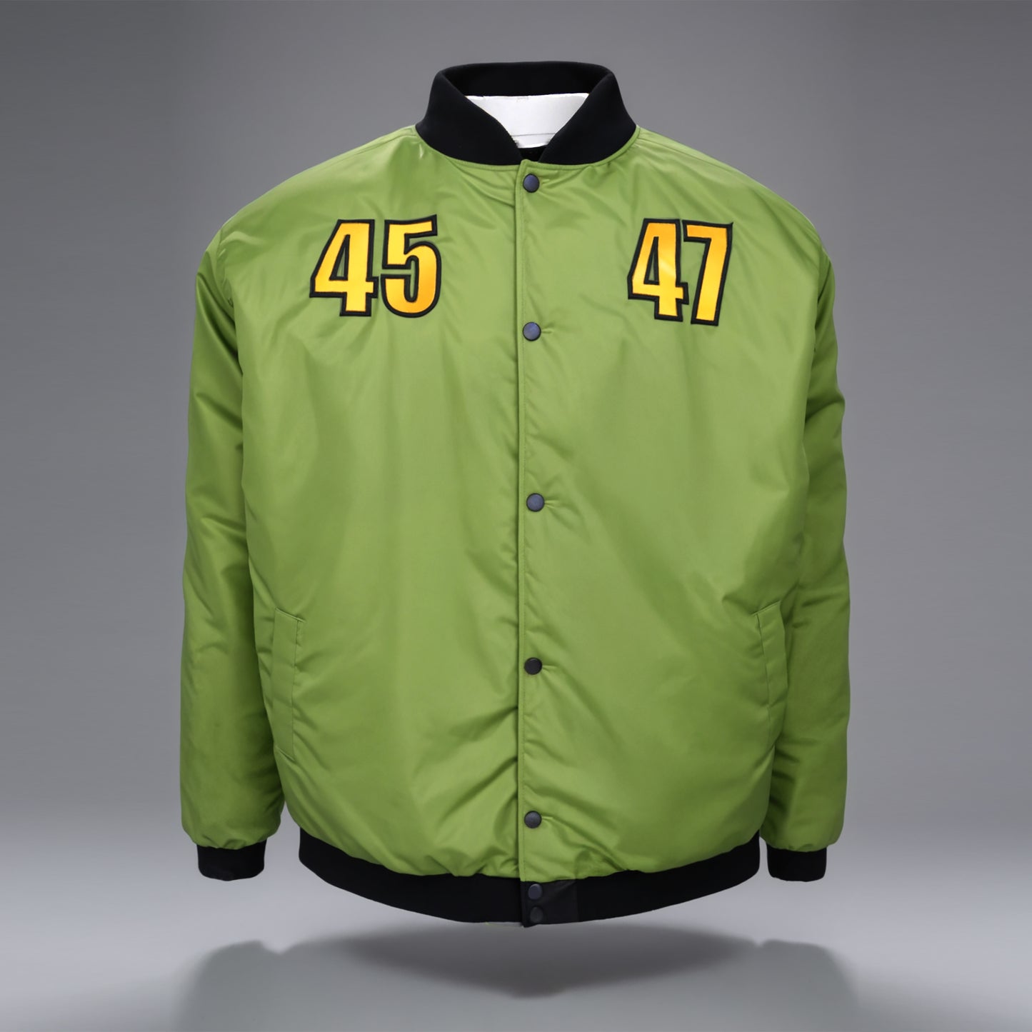 The Victory Green Varsity Jacket