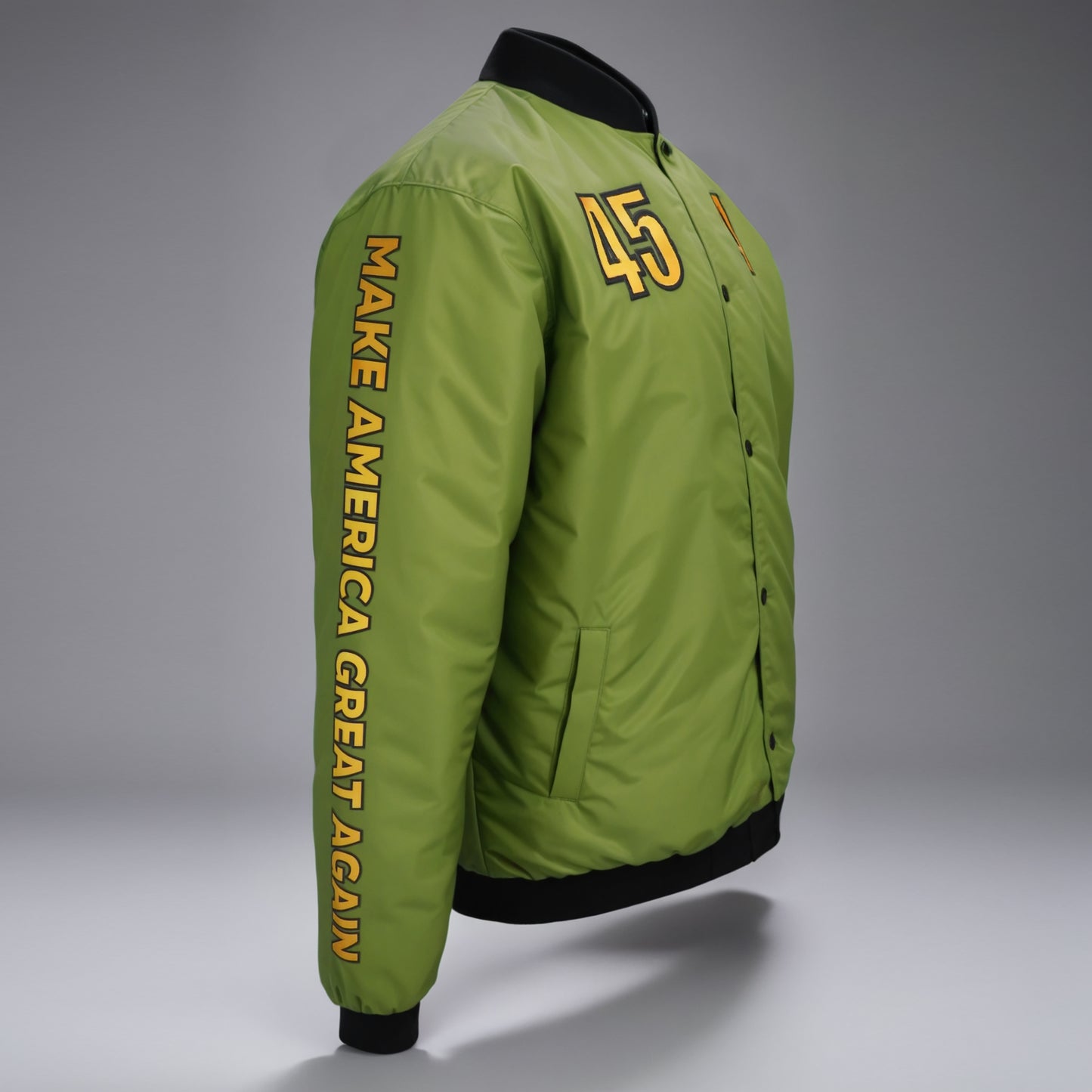 The Victory Green Varsity Jacket