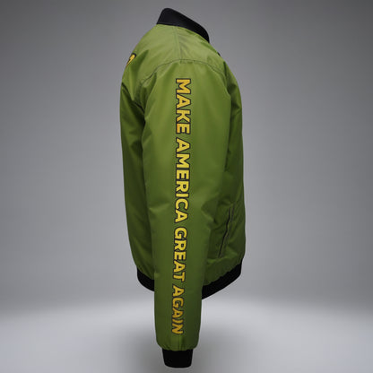 The Victory Green Varsity Jacket